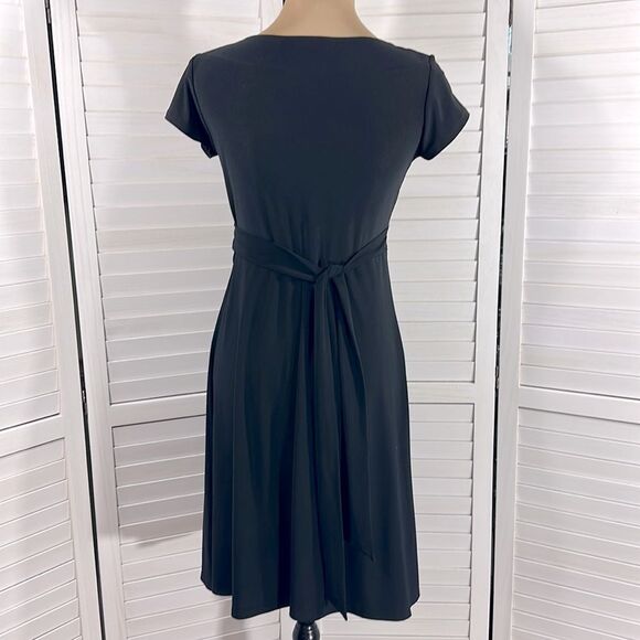 Bisou Bisou Dress Size 6 Black Cocktail Short Sleeve NWOT - Picture 10 of 10